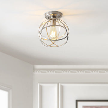 Alma 13" Metal LED Flush Mount - JONATHAN Y
